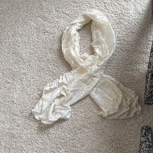 Elegant Cream Scarf